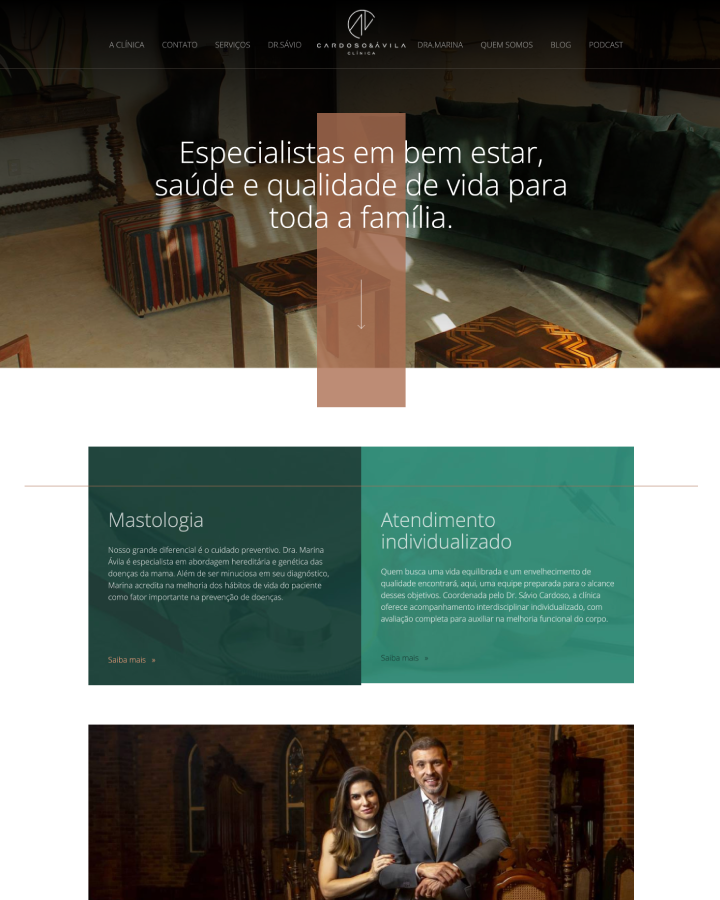 Site institucional da Cardoso e Ávila