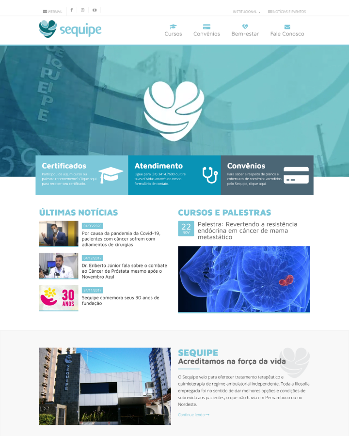 Site institucional da Sequipe